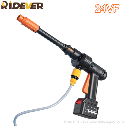 Ridever High Pressure Washer Machine Car Wash 12V 10000MA 20 Minutes Working Time Car Washer Cleaning Machine